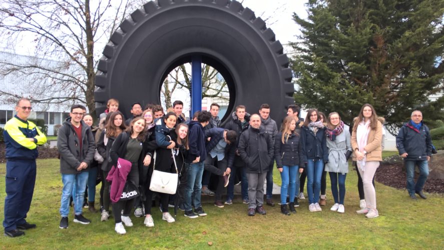 Les élèves visitent Michelin à Blanzy et Moncia à Montceau Les Mines